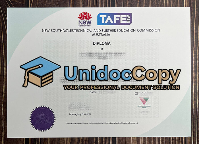 Get a TAFE Nsw certificate