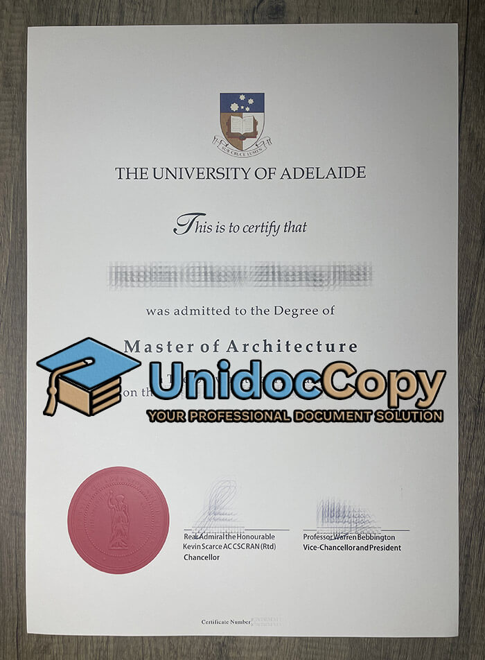 University of Adelaide diploma