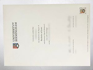 Get University of Birmingham diploma online