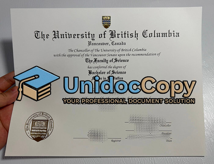 University of British Columbia degree