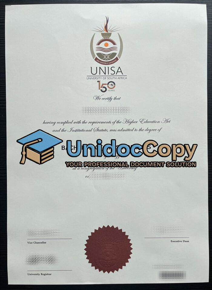 Get a University of South Africa diploma online