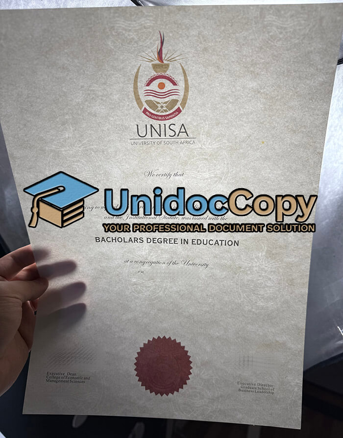 University of South Africa watermark