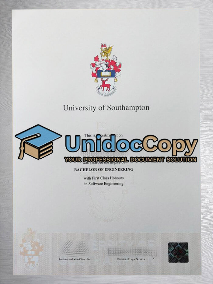 University of Southampton degree