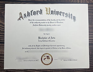Replica Ashford University diploma online