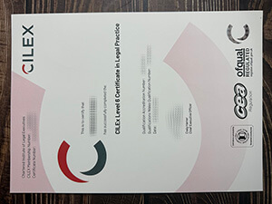 CILEX Level 6 certificate