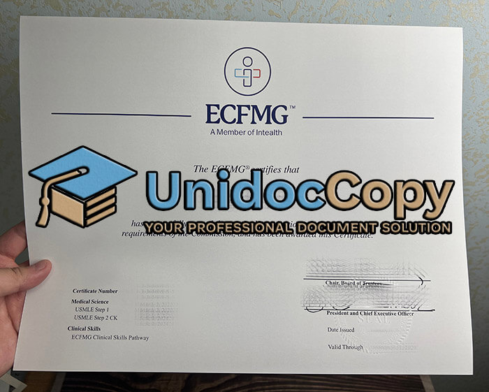 ECFMG diploma