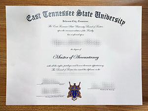 East Tennessee State University degree