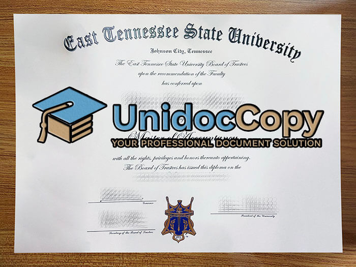 East Tennessee State University degree