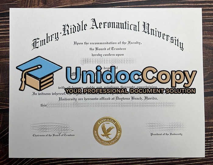 Embry Riddle Aeronautical University degree
