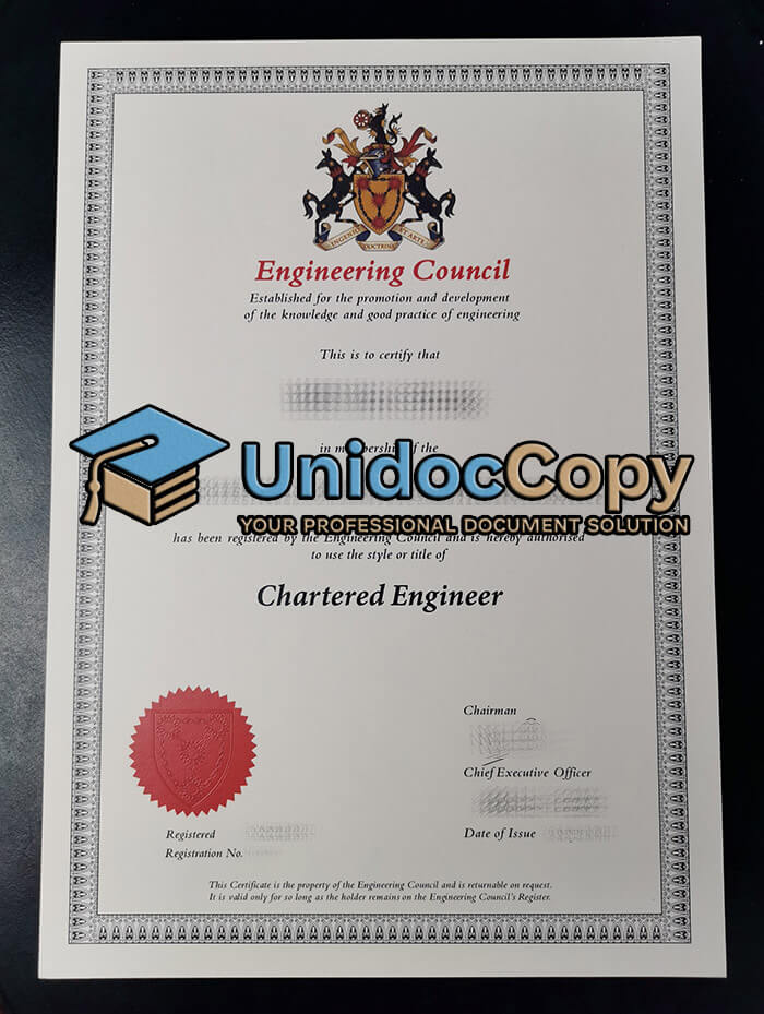 Engineering Council certificate