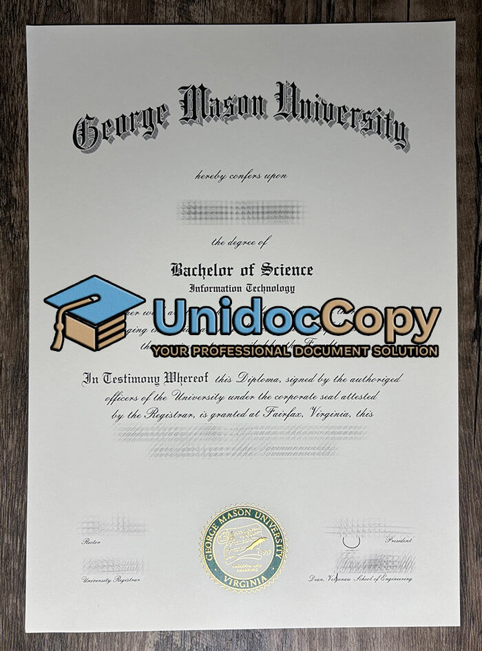 George Mason University degree