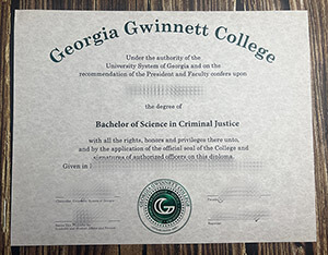 Replica Georgia Gwinnett College diploma