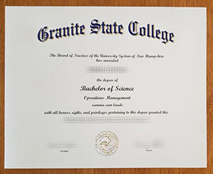 Replica Granite State College diploma online