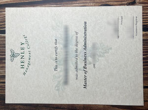 Henley Management College diploma