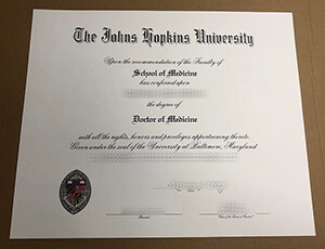 Get Johns Hopkins University diploma