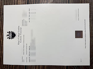 King's College London transcript