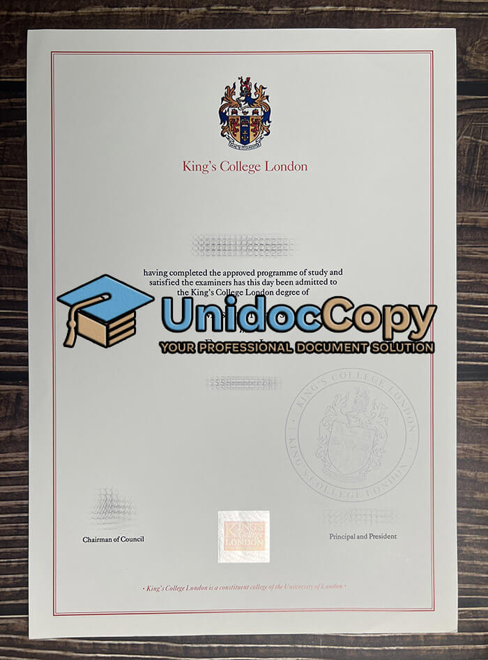 King's College London degree