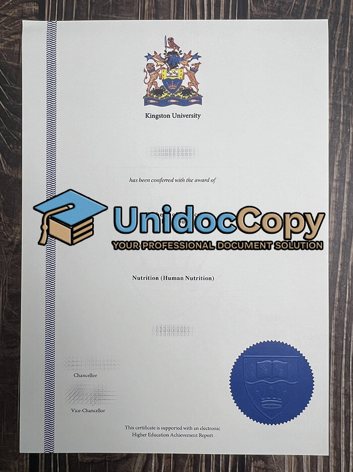 Kingston University diploma