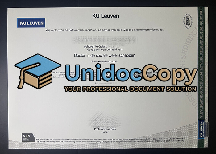 Ku Leuven diploma