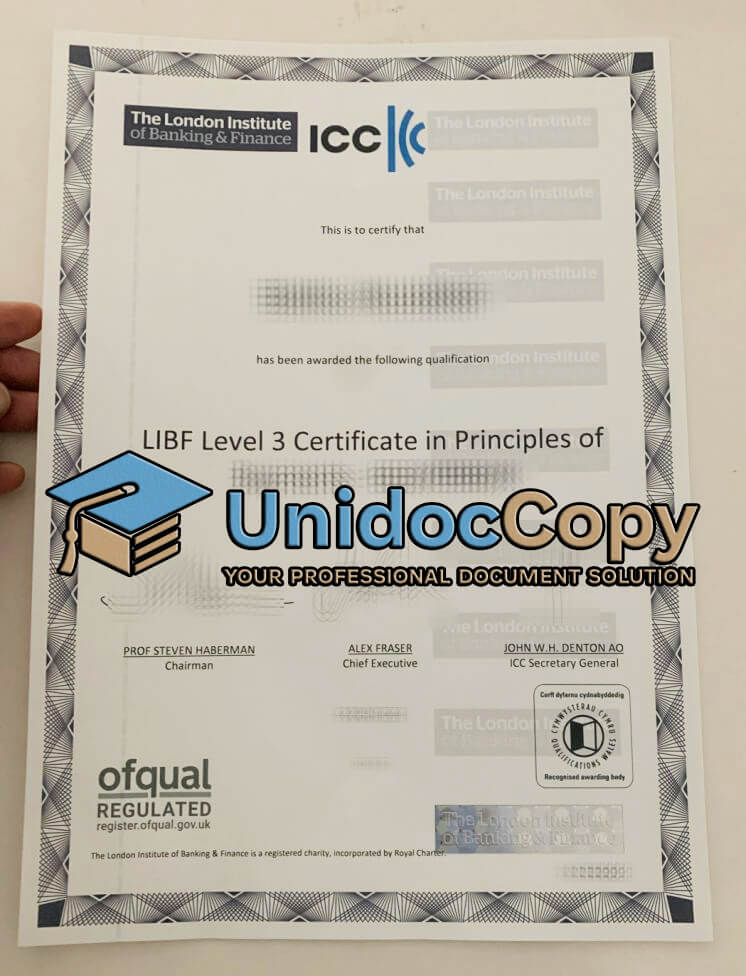 LIBF Level 3 Certificate