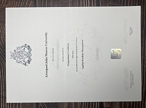 Replica Liverpool John Moores University diploma