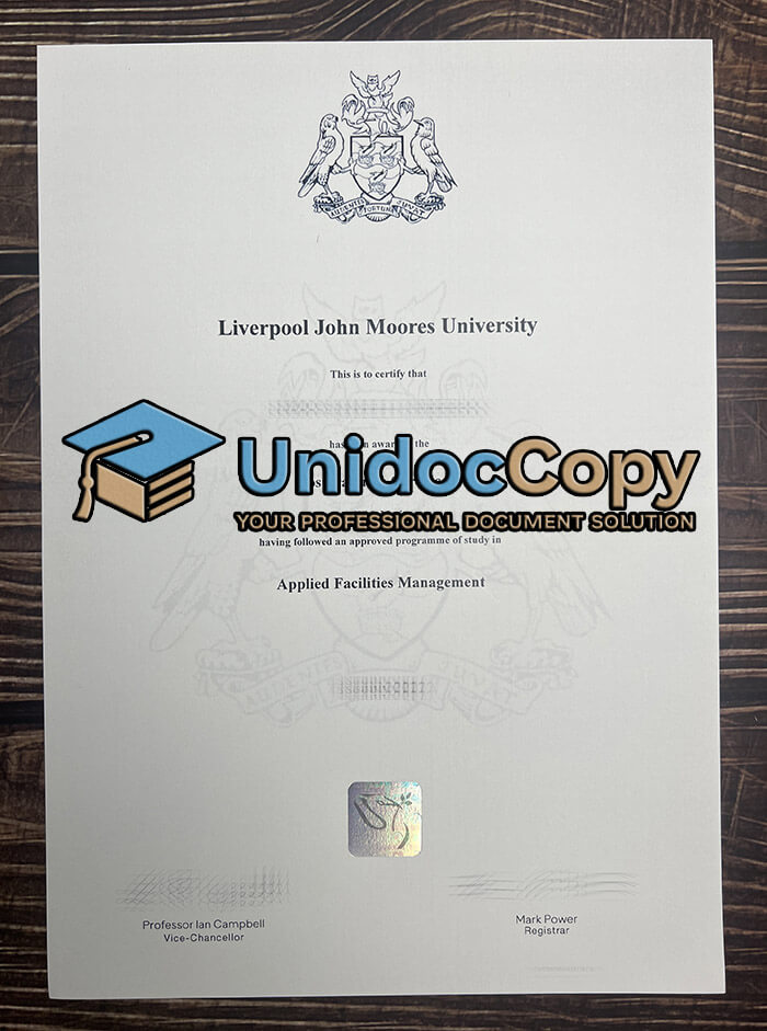 Liverpool John Moores University degree