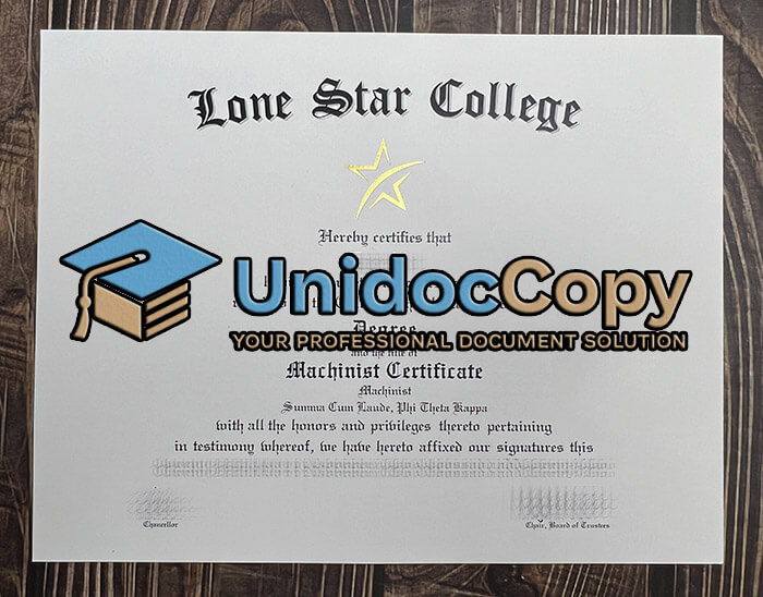 Lone Star College degree