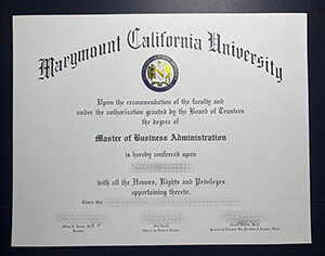 Marymount California University certificate