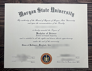 Morgan State University degree