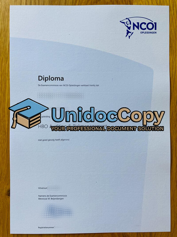 Obtain NCOI Opleidingen diploma online