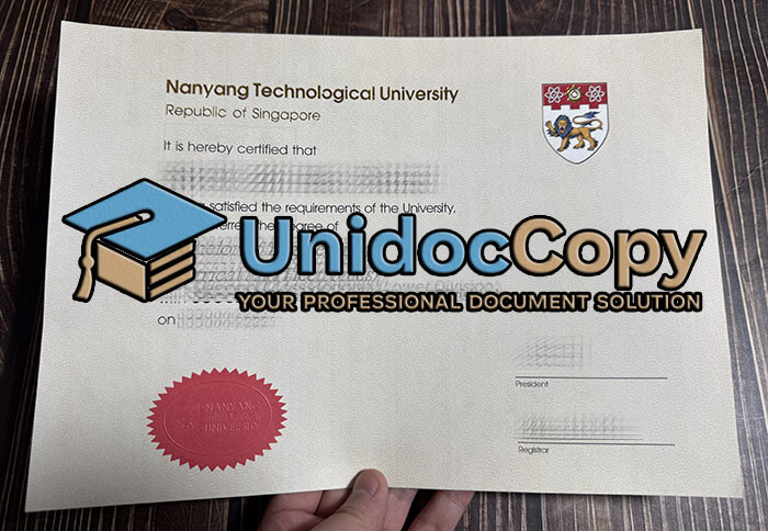 Nanyang Technological University diploma
