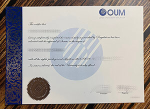 Obtain Open University Malaysia diploma online