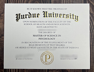 Obtain Purdue University diploma online