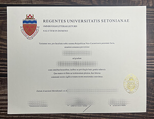 Regentes Universitatis Setonianae diploma