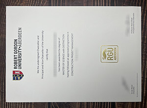 Obtain Robert Gordon University diploma