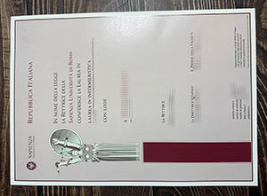 Replica Sapienza Università di Roma diploma