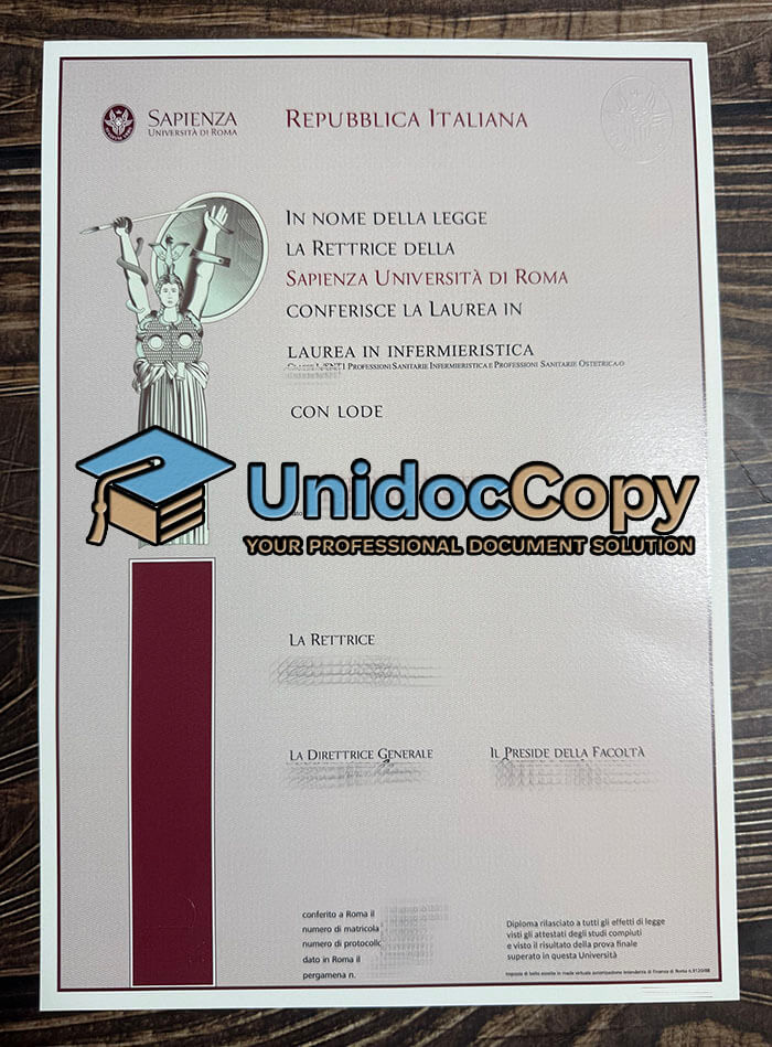 Sapienza Università di Roma degree