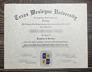 Get Texas Wesleyan University diploma online