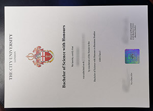 Obtain City University London diploma