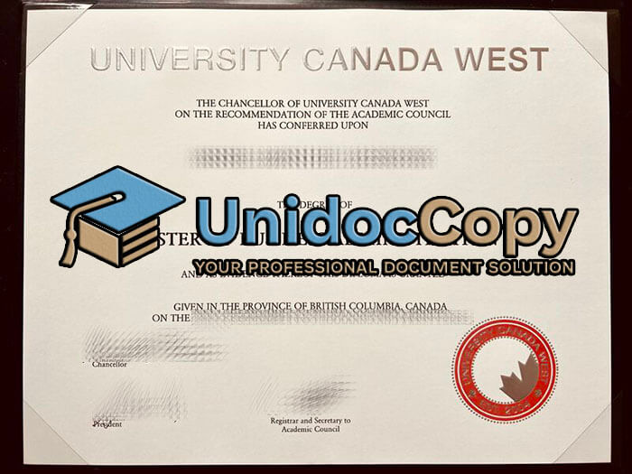 University Canada West degree