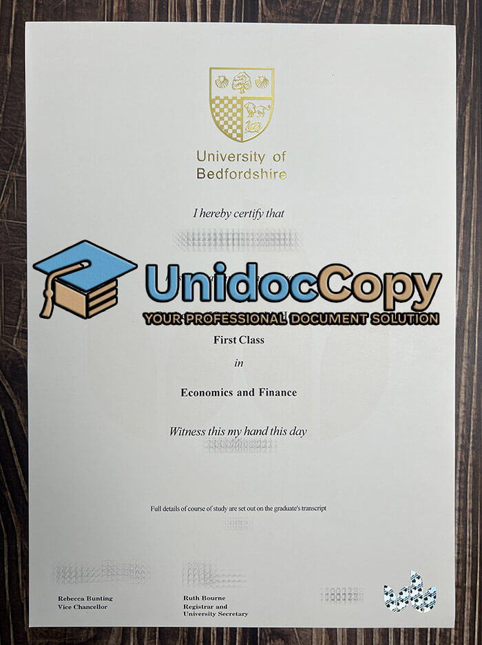 University of Bedfordshire degree