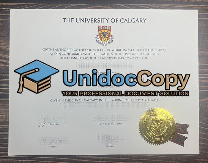 University of Calgary degree