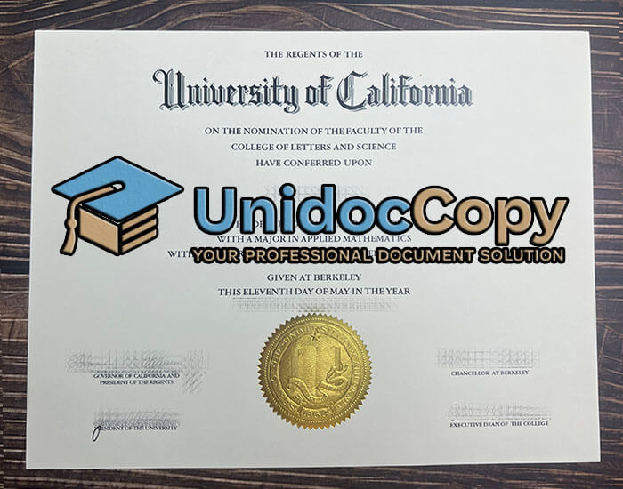 University of California Berkeley diploma