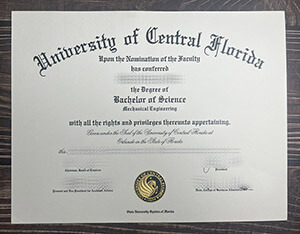 Obtain University of Central Florida diploma
