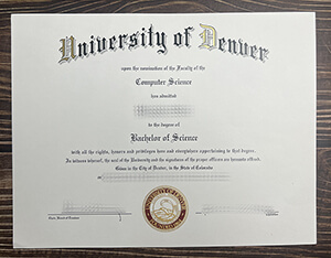 Get University of Denver diploma online