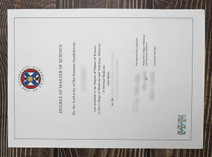 University of Edinburgh certificate