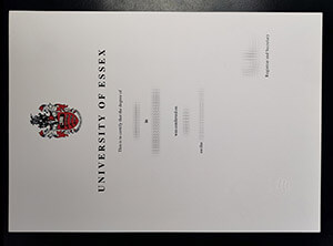 University of Essex certificate