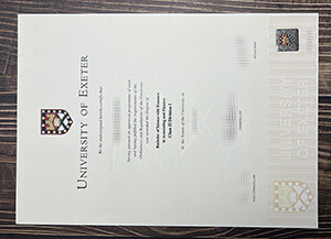 Get a University of Exeter diploma online