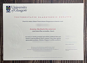 Replica University of Glasgow diploma