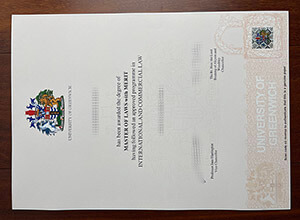 University of Greenwich diploma